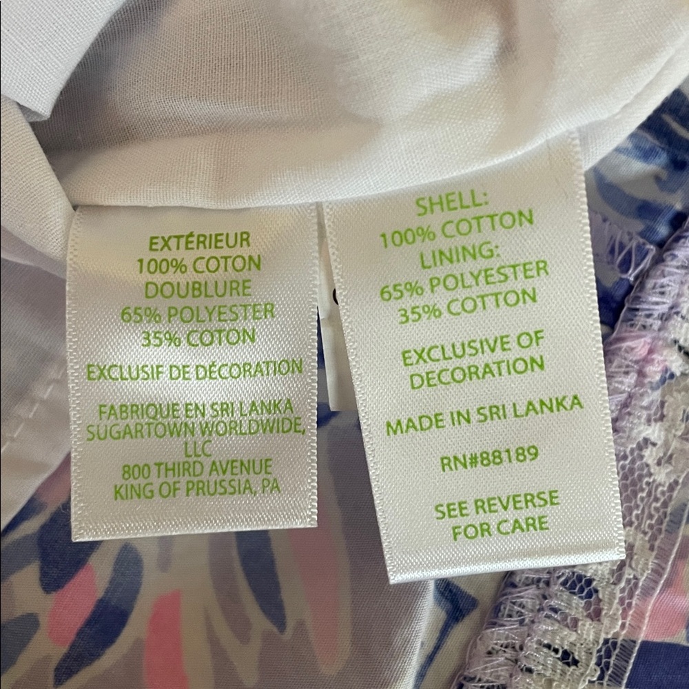 LILLY PULITZER Girls Little Lilly Classic Shift Dress Trunks in the Air Size 10 - Picture 12 of 13